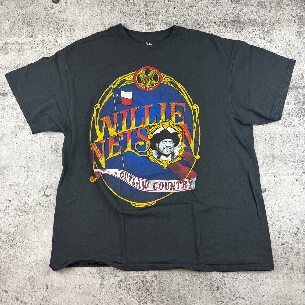 Willie Nelson Western Outlaw Country Music Shirt XL Zion